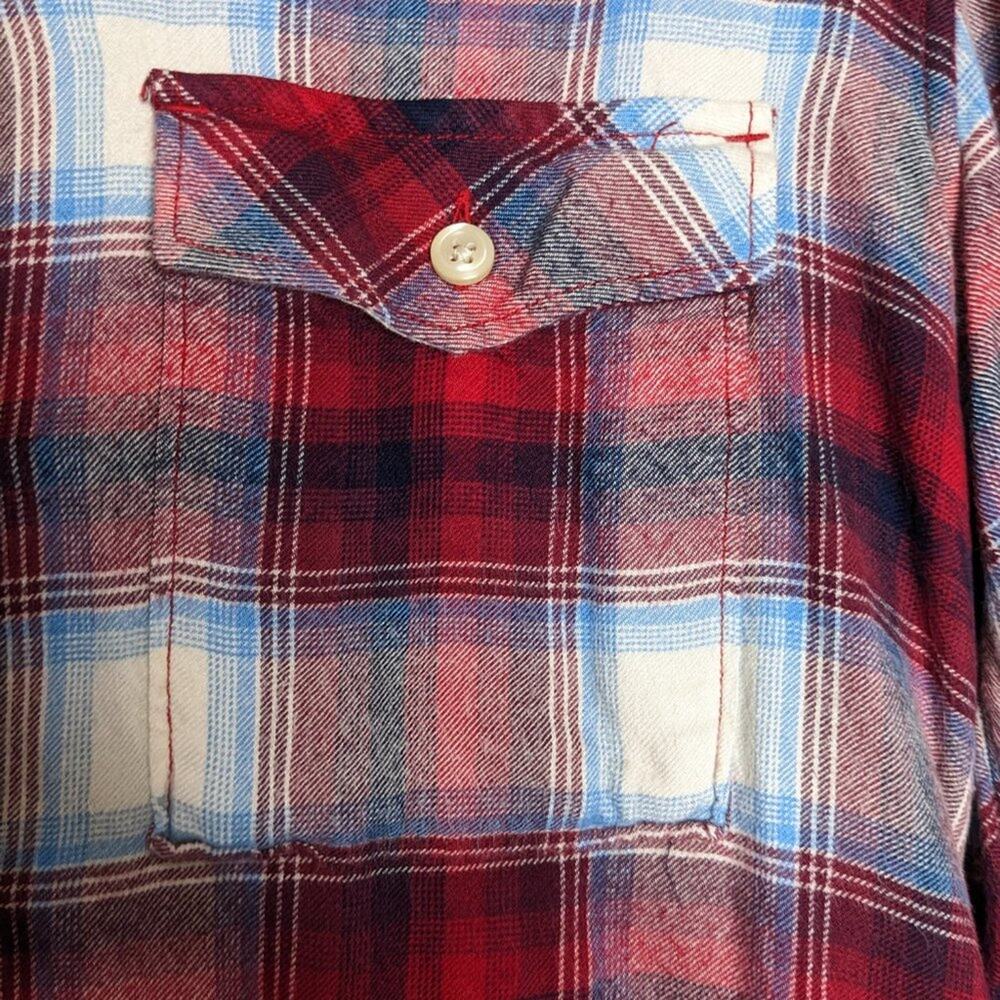 Gap Pendleton Red Gradient Plaid Button Down Shir… - image 8